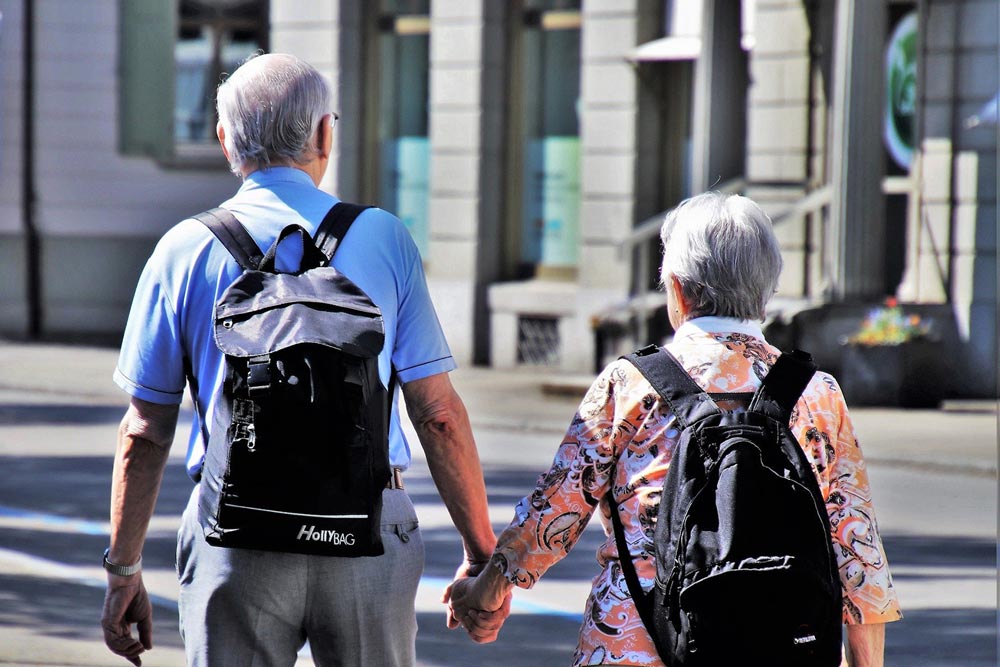 Elderly couple